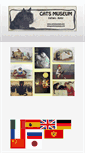 Mobile Screenshot of catsmuseum.org